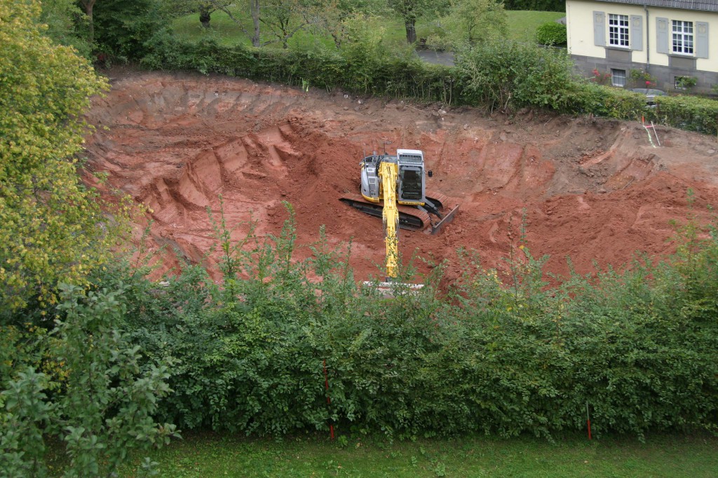 Baugrube vom 29.09.